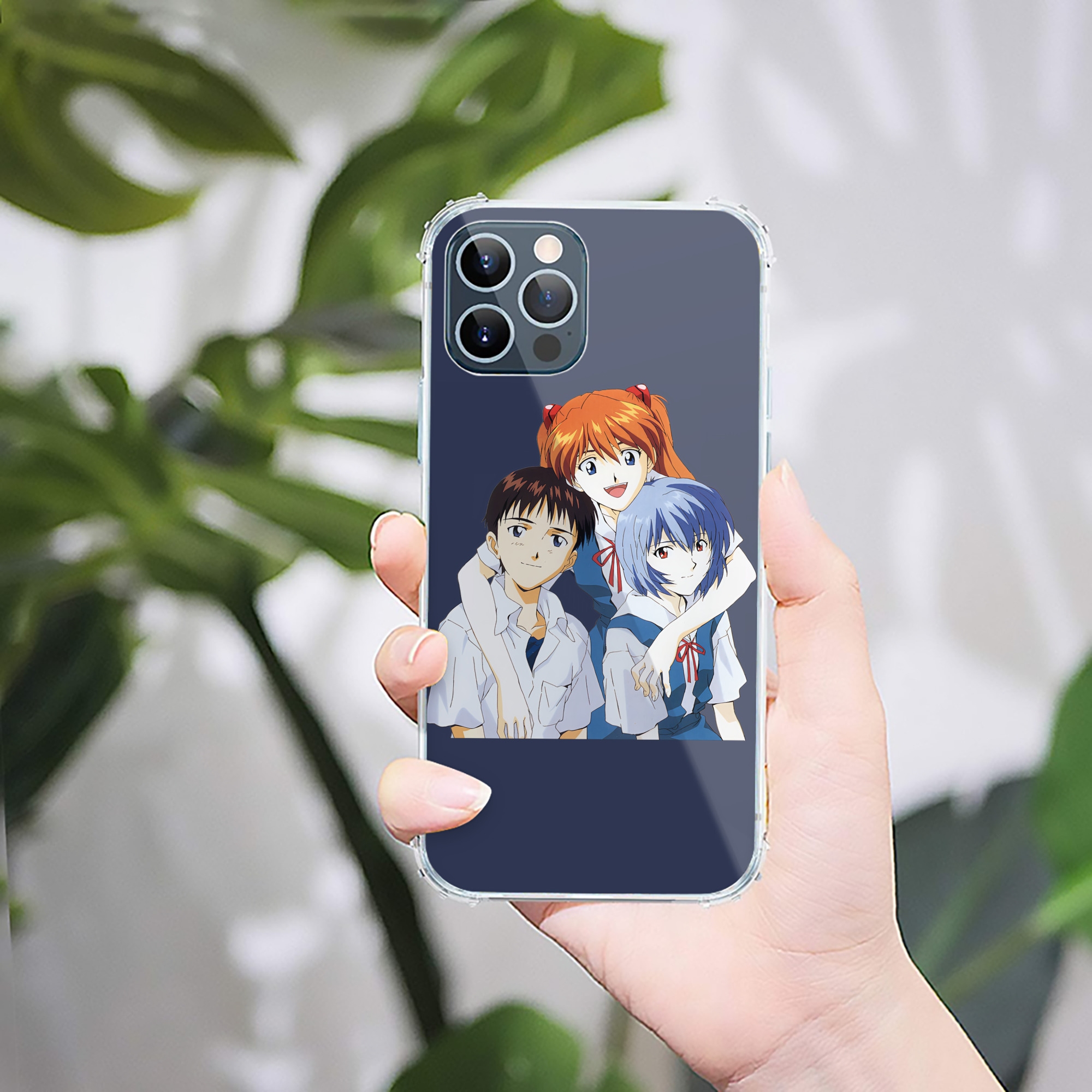 （画像用） EVA 新世紀エヴァンゲリオン 【iPhone 12シリーズ対応】透明スマホケース（クリアソフトケース）